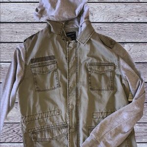 ARMY JACKET with hood. L